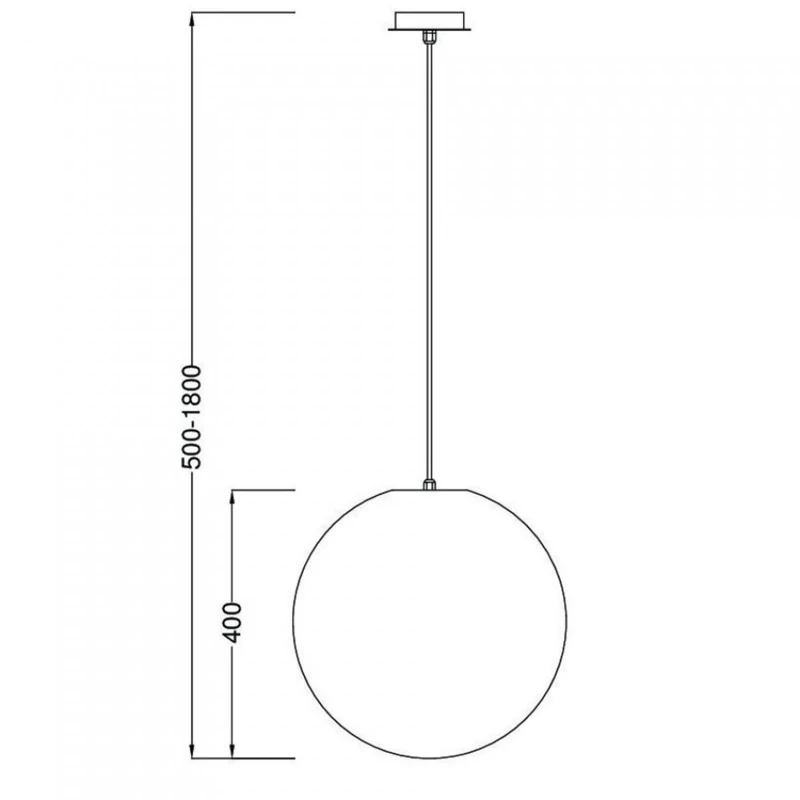 Mantra BALL 1398 kültéri függeszték fehér műanyag 1xE27 max. 13 W E27 IP44