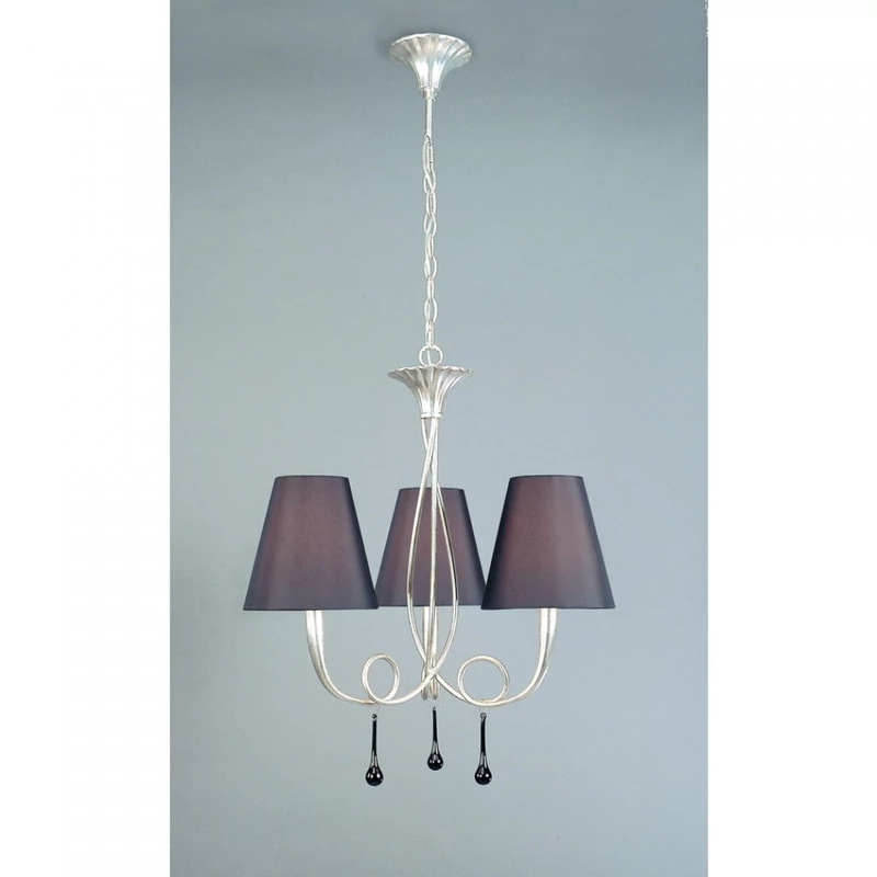 Mantra PAOLA 3532 csillárok nappaliba ezüst fém 3x E14 max. 40W E14 IP20