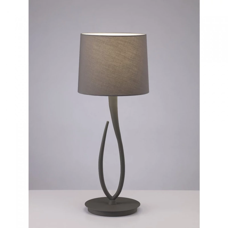 Mantra LUA 3688 asztali lámpa sötétszürke fém 1xE27 max. 13W E27