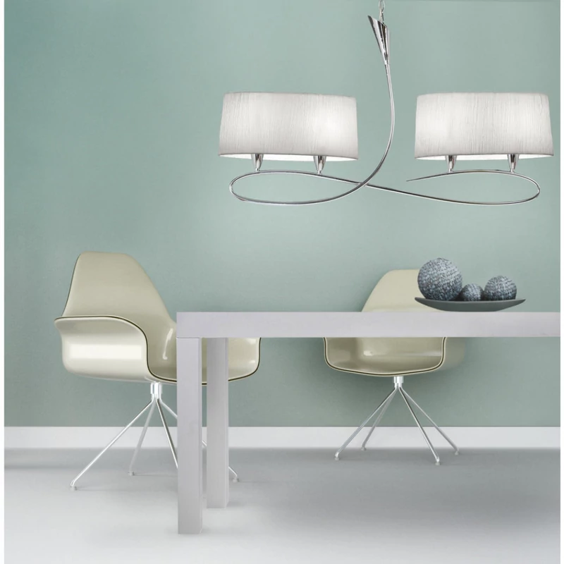 Mantra LUA 3700 többágú függeszték szatinált nikkel fém 4xE27 max. 13W E27 4 db