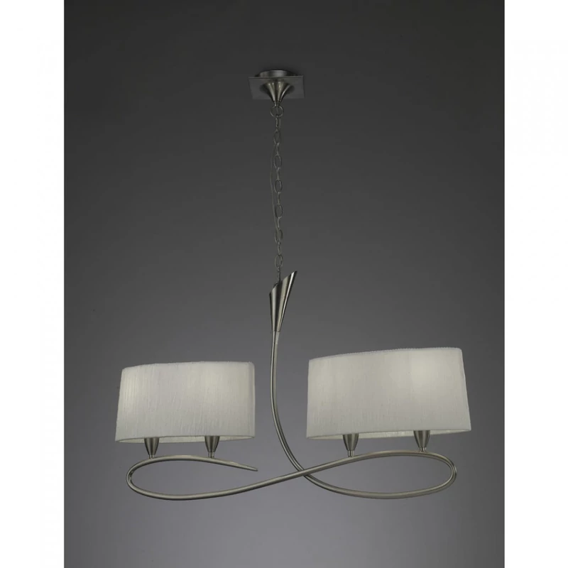 Mantra LUA 3700 többágú függeszték szatinált nikkel fém 4xE27 max. 13W E27 4 db