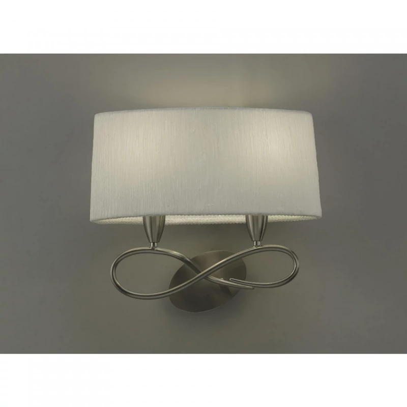 Mantra LUA 3707 falikar szatinált nikkel fém 2xE27 max. 13W E27