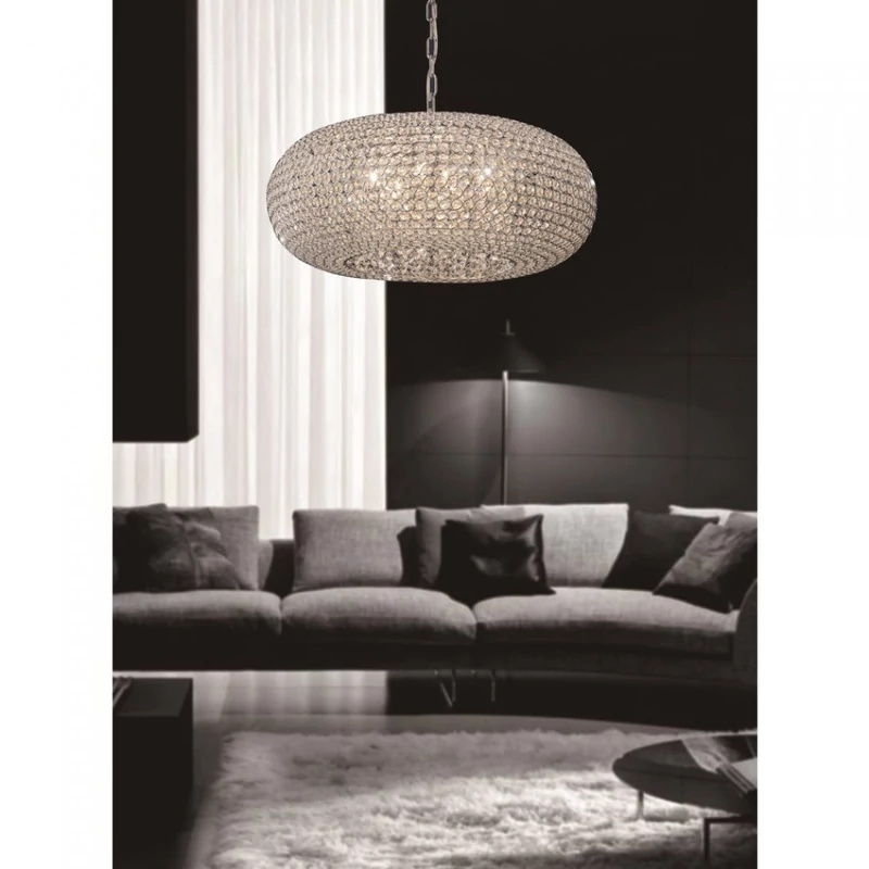 Mantra CRYSTAL 4607 modern csillár üveg 9xG9 max. 40W G9 IP20