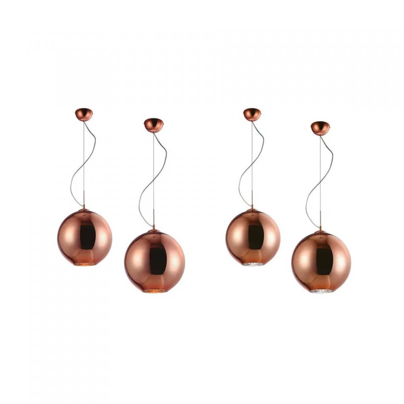 Mantra CRYSTAL BRONCE 4615 modern függeszték vörösréz üveg 1xE27 max. 60W E27