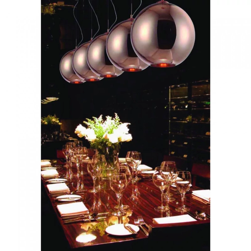 Mantra CRYSTAL BRONCE 4615 modern függeszték vörösréz üveg 1xE27 max. 60W E27