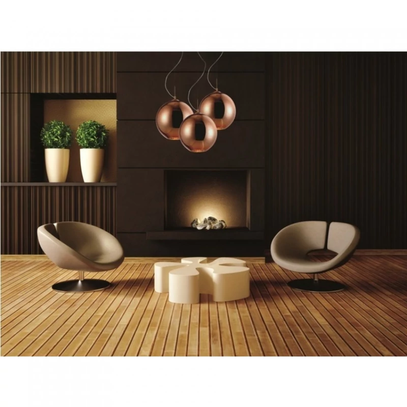 Mantra CRYSTAL BRONCE 4615 modern függeszték vörösréz üveg 1xE27 max. 60W E27