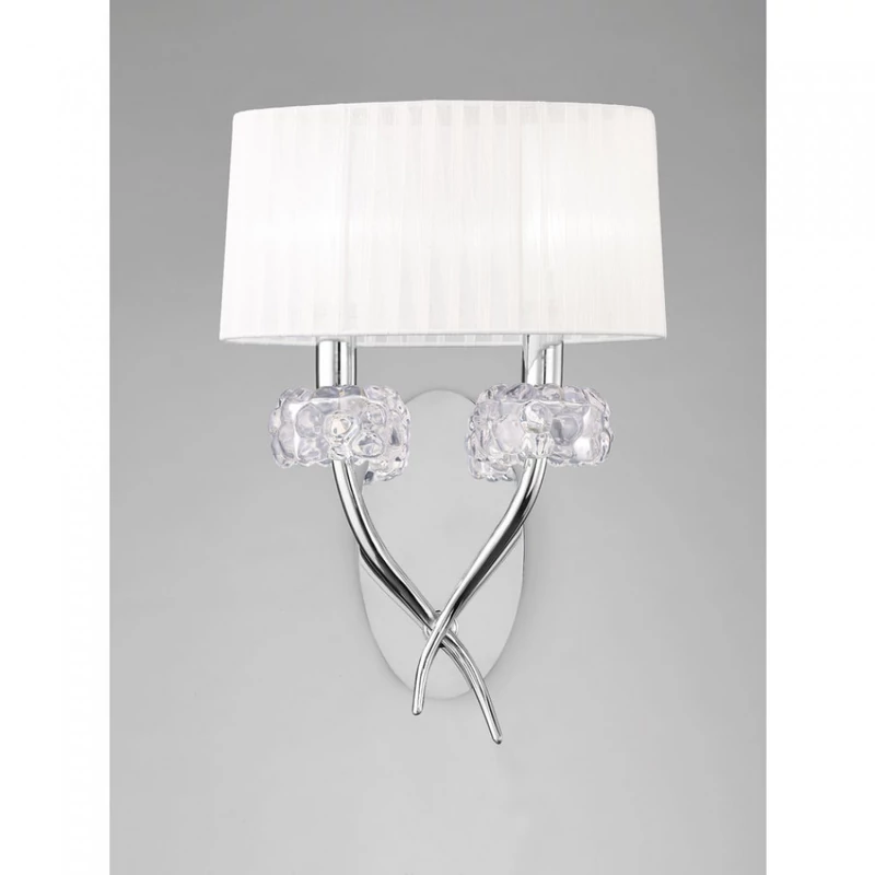 Mantra LOEWE CROMO 4634 falikar króm fém 2xE14 max. 13W E14 IP20