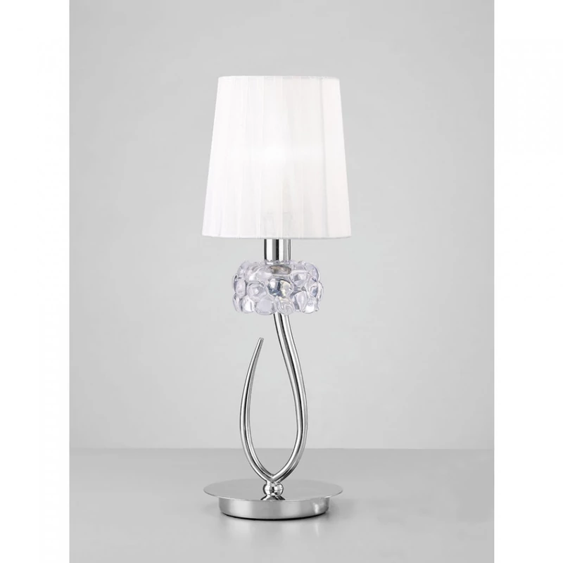 Mantra LOEWE CROMO 4637 asztali lámpa króm fém 1xE14 max. 13W E14 IP20
