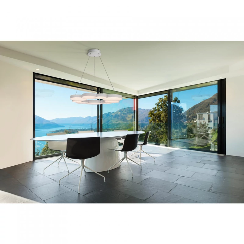 Mantra Lunas 5760 led függeszték fehér fém LED - 1 x 76W 3700 lm 3000 K IP20 A++