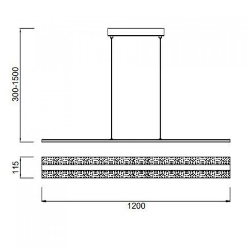 Mantra Burbuja 5790 led függeszték króm fém LED - 1 x 48W 3360 lm 4000 K IP20 A++