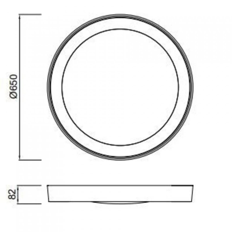 Mantra Male 5922 mennyezeti kristálylámpa króm fém LED - 1 x 40W 3200 lm 3000 K IP20 A++