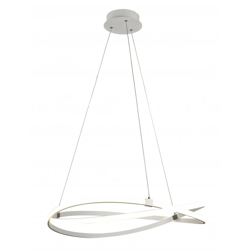 Mantra Infinity Blanco 5991 led függeszték fehér akril LED - 1 x 60W 4500 lm 2800 K IP20 A++