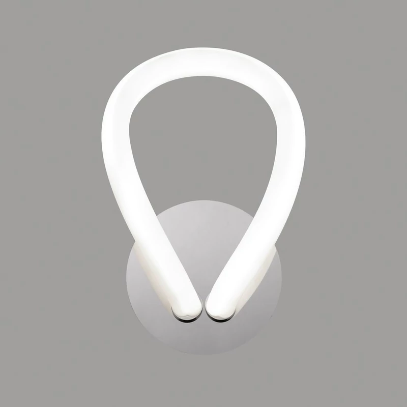 Mantra KNOT LINE 6617 falikar króm fém led 12W 900lm 900 lm 3000 K IP20