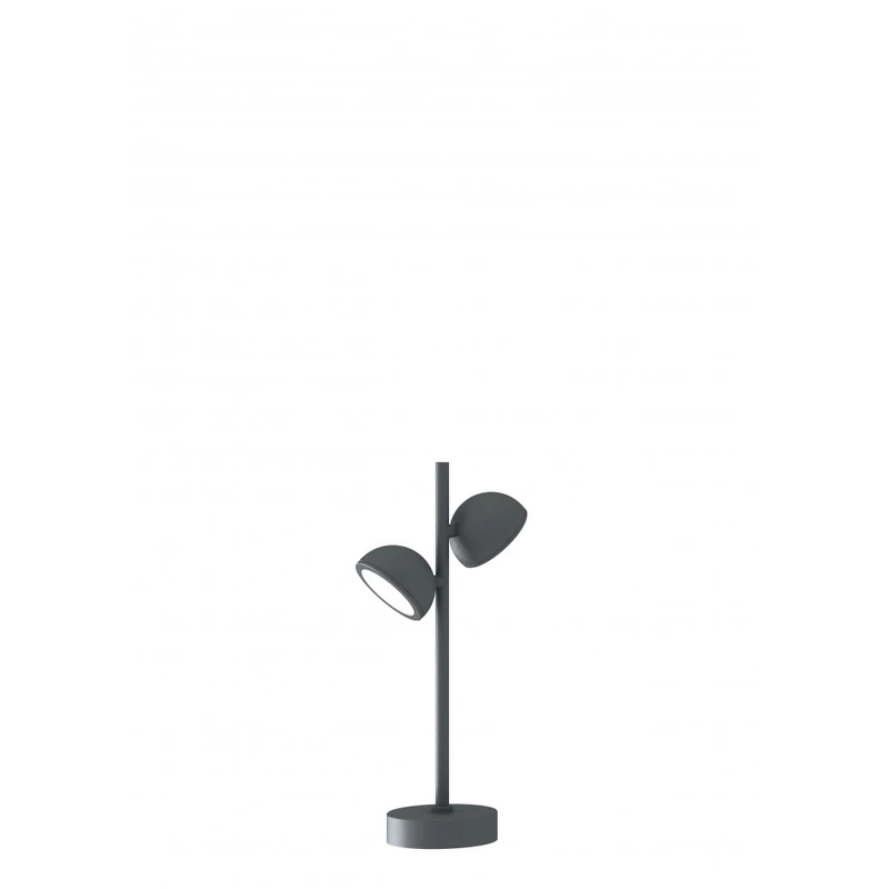 Mantra EVEREST 6741 éjjeli asztali lámpa sötétszürke alumínium 2*GX53 max10W GX53 IP65