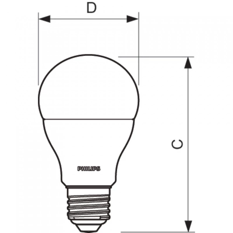 Philips CorePro 57767700 led izzó e27 13 W 1521 lm 3000 K A+