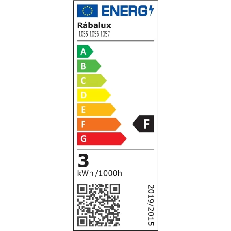 Rábalux Lite 1055 beépíthető spotlámpa fehér fém GU10 1x MAX 50 GU10 240 lm 3000 K IP40 F