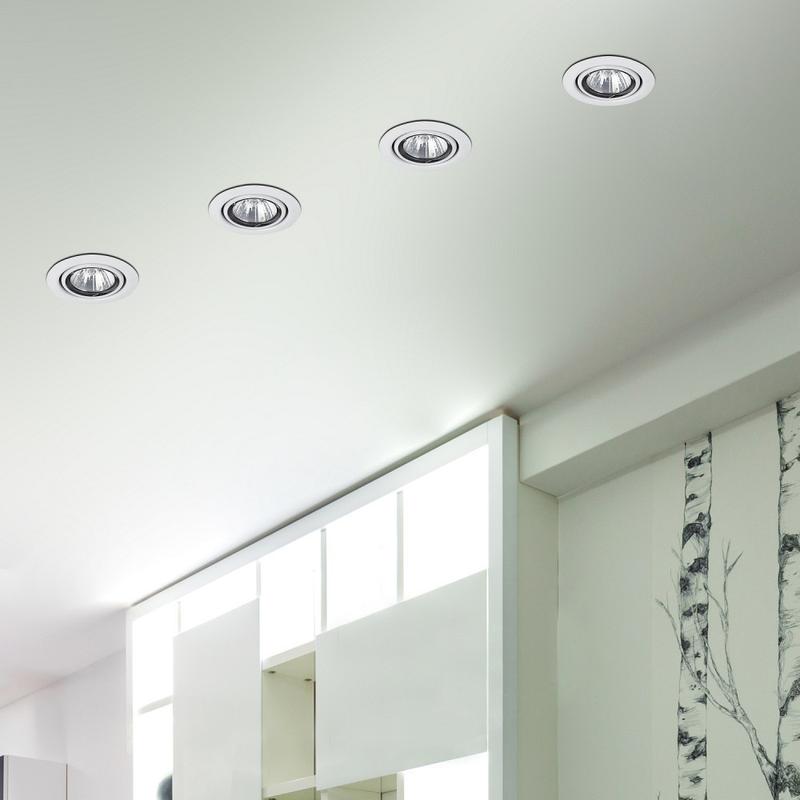 Rábalux Spot relight 1091 beépíthető spotlámpa fehér fém GU5.3 12V 1x MAX 50 GU5.3 IP20