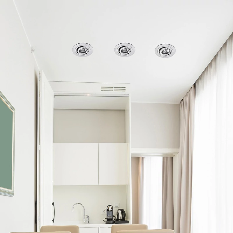 Rábalux Spot fashion 1116 beépíthető spotlámpa súrolt alumínium fém GU5.3 12V 1x MAX 50 GU5.3 IP20