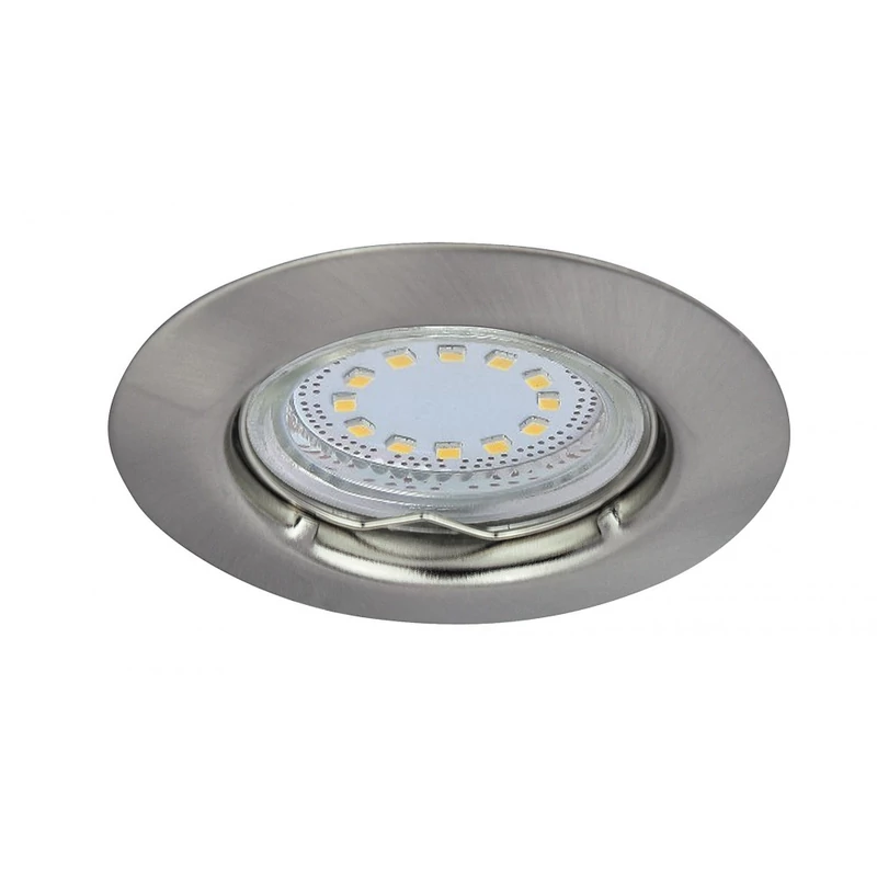 Rábalux Lite 1163 álmennyezetbe építhető lámpa szatin króm fém GU10 1x MAX 50 GU10 240 lm 3000 K IP44/ IP40 F