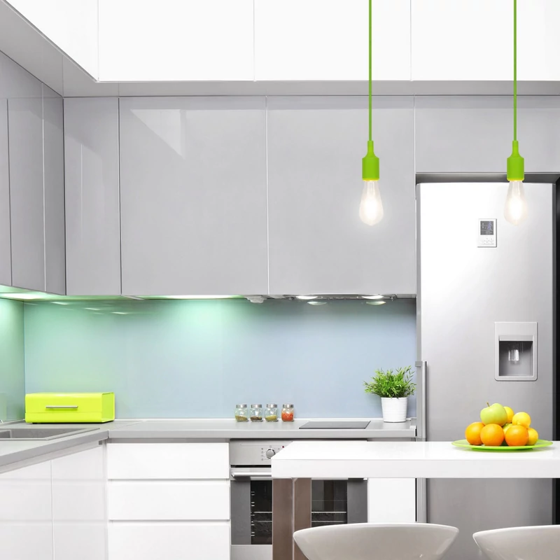 Rábalux Roxy 1415 egyágú függeszték zöld szilikon E27 1x MAX 60 E27 1 db IP20