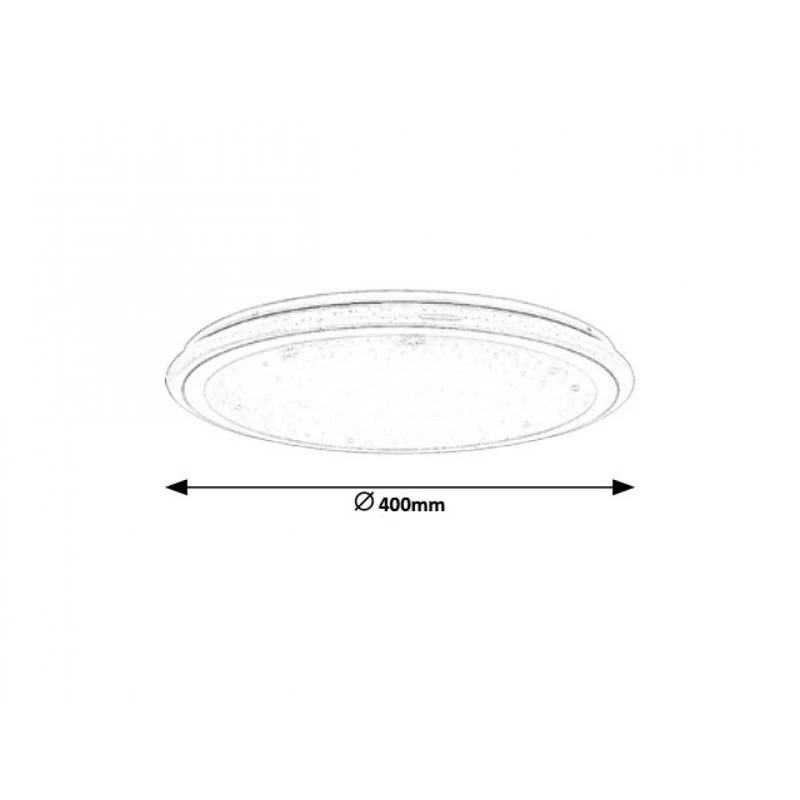 Rábalux Leonie 1510 mennyezeti lámpa fehér fém LED 32 2400 lm 3000-6500 K IP20 G