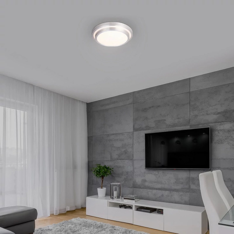 Rábalux Aspen 1516 mennyezeti lámpa súrolt alumínium fém LED 24 1290 lm 3000 K IP20 A+