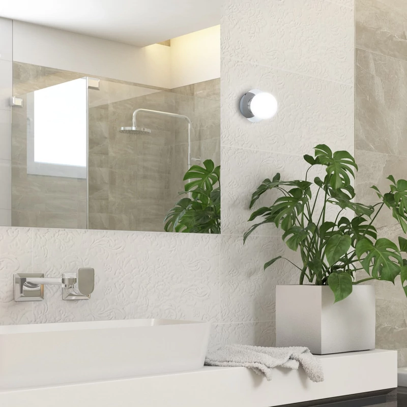 Rábalux Becca 2110 fürdőszoba fali lámpa króm fém G9 1X MAX 28 G9 1 db IP44