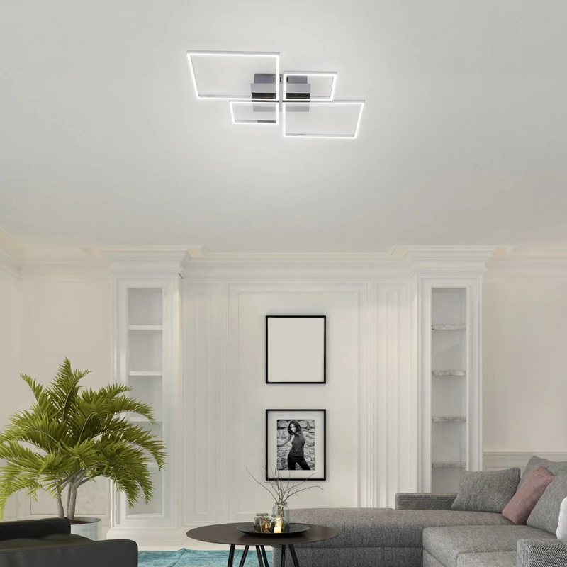 Rábalux Azra 2186 led függeszték króm fém LED 40 3200 lm 4000 K IP20 A