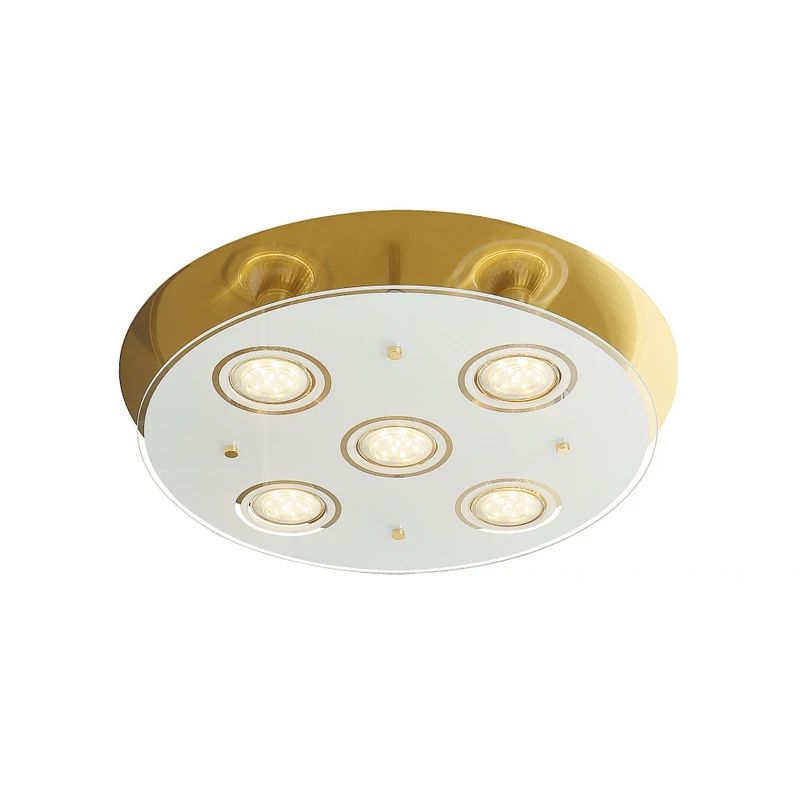 Rábalux Naomi 2256 mennyezeti lámpa antik sárgaréz fém GU10 5x MAX 15 GU10 400 lm IP20