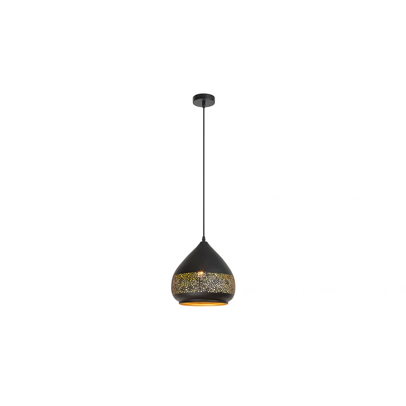 Rábalux Kaia 2278 egyágú függeszték fekete fém E27 1x MAX 40 E27 IP20