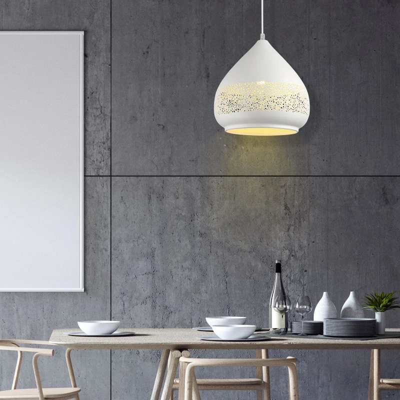 Rábalux Kaia 2279 egyágú függeszték fehér fém E27 1x MAX 40 E27 IP20