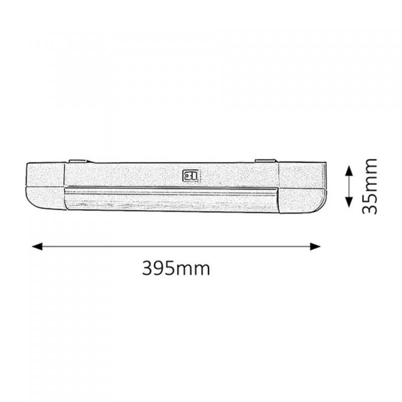Rábalux Band light 2301 konyhapult világítás fehér fém G13 T8 1x MAX 10 G13 630 lm 2700 K IP20 G