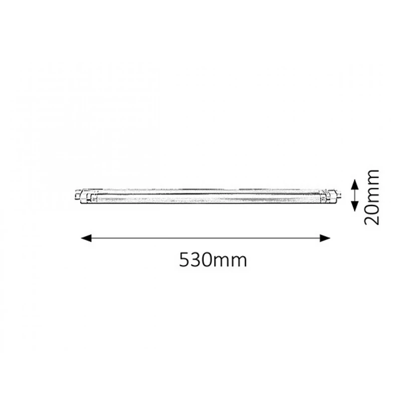 Rábalux Slim 2343 konyhapult világítás fehér műanyag G5 T4 1x MAX 16 G5 1 db 1230 lm 2700 K IP20 A