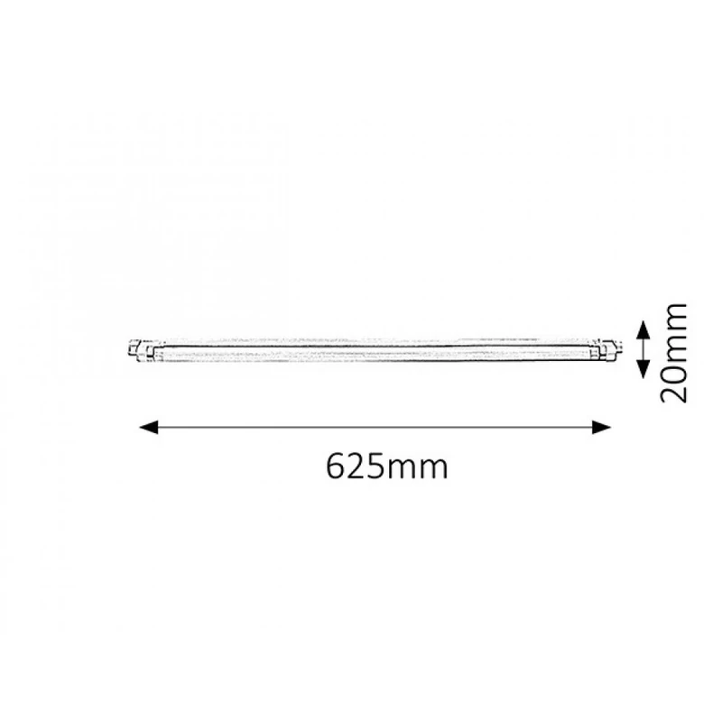 Rábalux Slim 2344 konyhapult világítás fehér műanyag G5 T4 1x MAX 20 G5 1 db 1500 lm 2700 K IP20 A