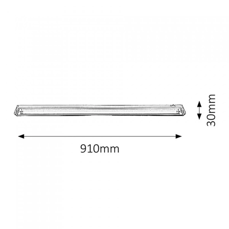 Rábalux Easy light 2363 konyhapult világítás fehér fém G5 T5 1x MAX 21 G5 1890 lm 2700 K IP20