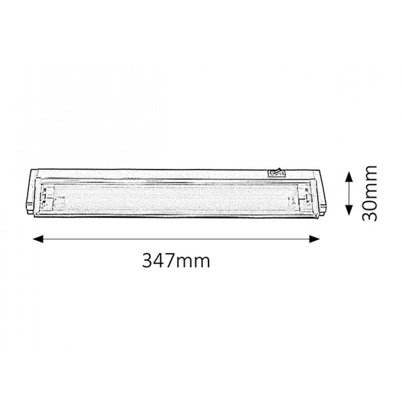 Rábalux Easy light 2364 konyhapult világítás ezüst fém G5 T5 1x MAX 8 G5 480 lm 2700 K IP20
