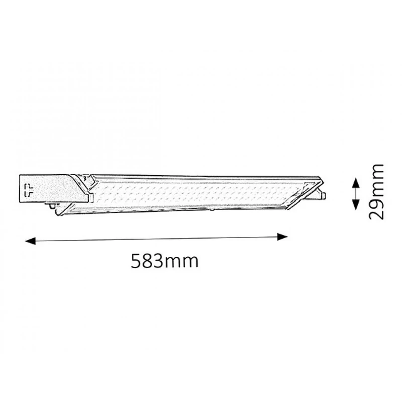 Rábalux Easy LED 2368 konyhapult világítás ezüst fém LED 5,4 450 lm 3000 K IP20 F