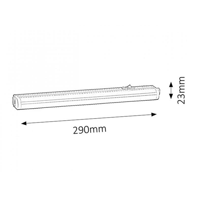 Rábalux Streak light 2388 konyhapult világítás fehér műanyag LED 4 300 lm 3000 K IP20 F