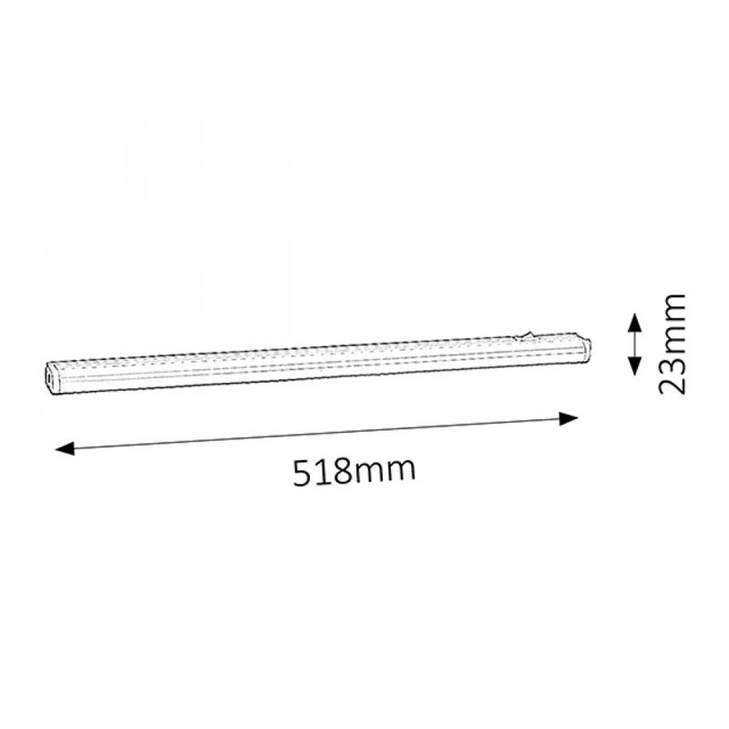 Rábalux Streak light 2389 konyhapult világítás fehér műanyag LED 7 550 lm 3000 K IP20 A+
