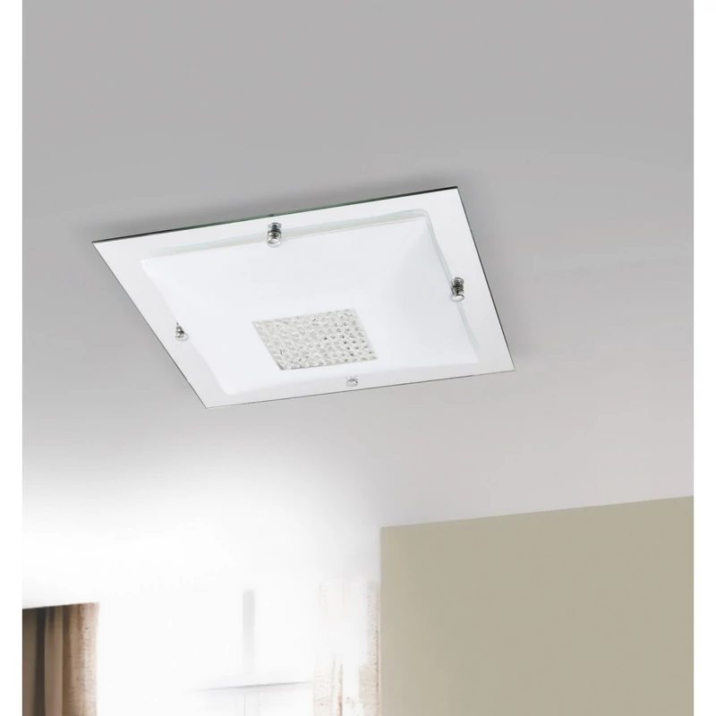 Rábalux Deborah 2468 mennyezeti kristálylámpa átlátszó fém E27 2x MAX 40 E27 IP20