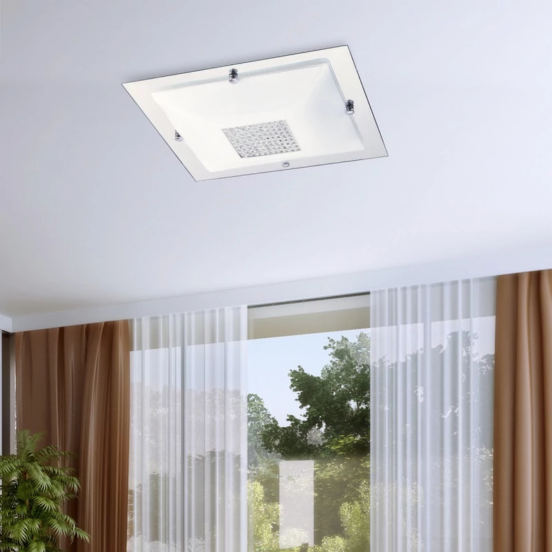 Rábalux Deborah 2469 mennyezeti kristálylámpa átlátszó fém E27 3x MAX 40 E27 3 db IP20
