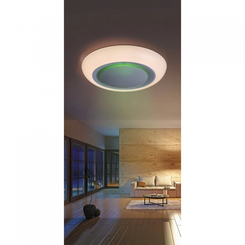 Rábalux Calvin 2494 ufó lámpa fehér fém LED 36 CCT + RGB 2800 lm 3000-6000 K IP20 G