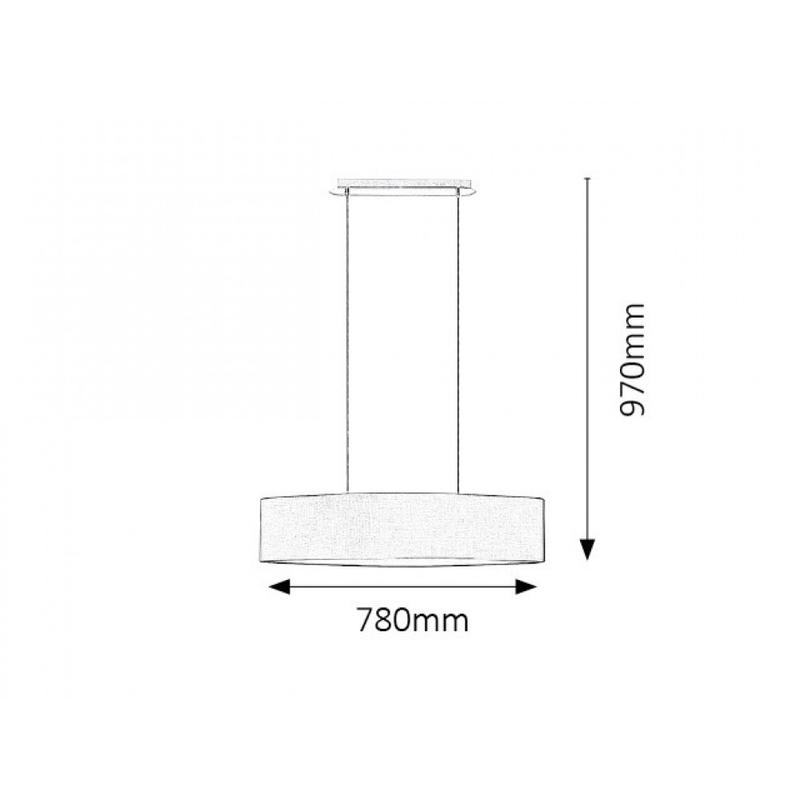Rábalux Monica 2532 függeszték fehér fém E27 2x MAX 60 E27 IP20