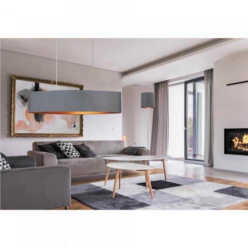 Rábalux Monica 2539 állólámpa szürke fém E27 1x MAX 60 E27 IP20