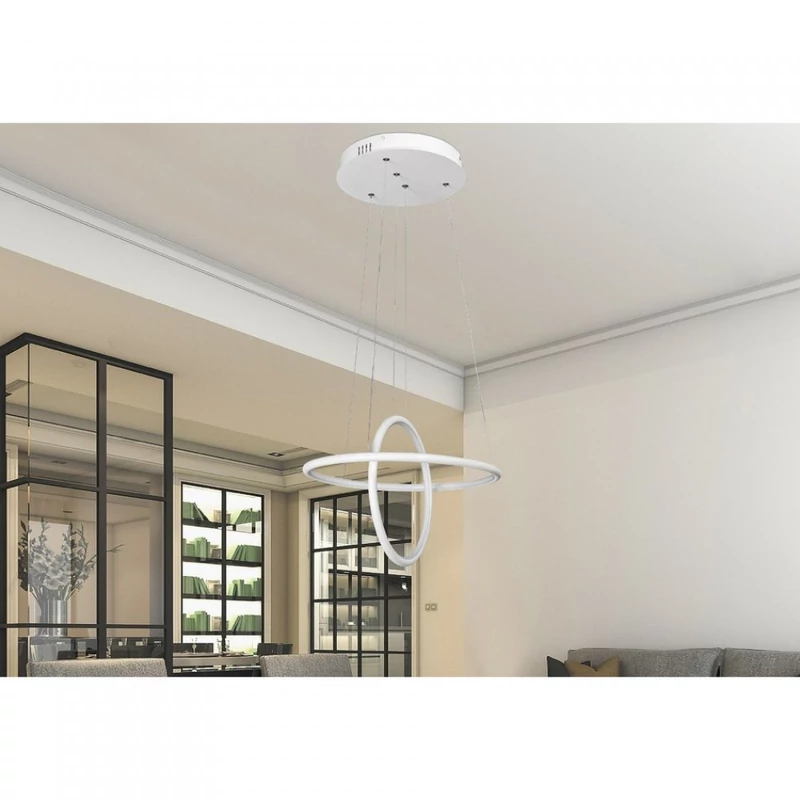 Rábalux Donatella 2544 led függeszték fehér fém LED 37 2300 lm 4000 K IP20 G