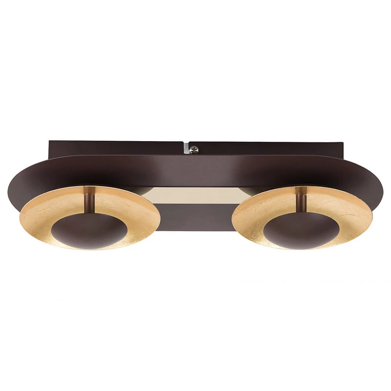 Rábalux Brigitte 2552 mennyezeti lámpa barna fém LED 2x 5 800 lm IP20