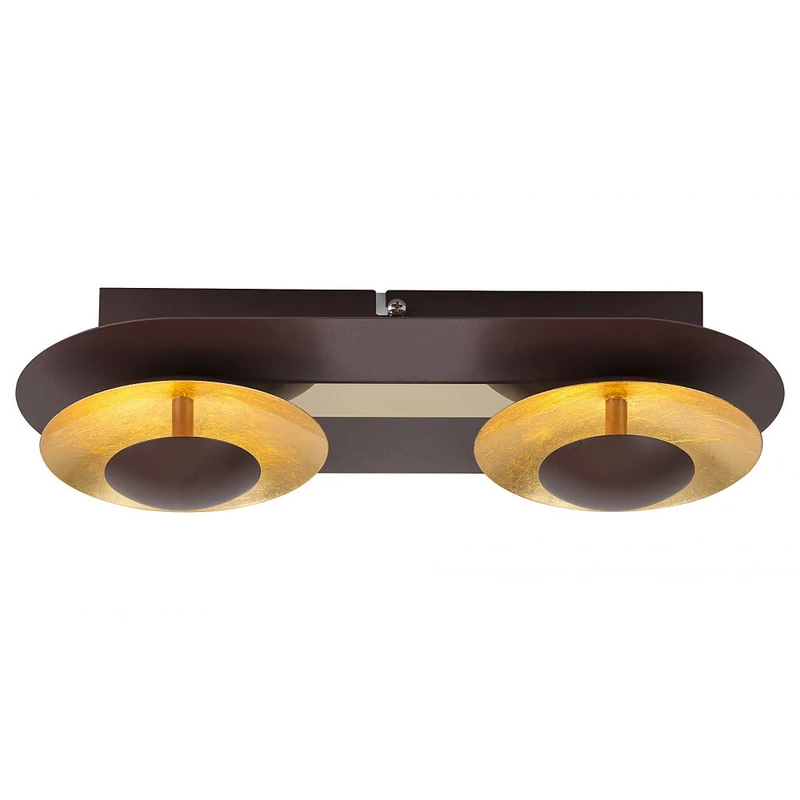 Rábalux Brigitte 2552 mennyezeti lámpa barna fém LED 2x 5 800 lm IP20