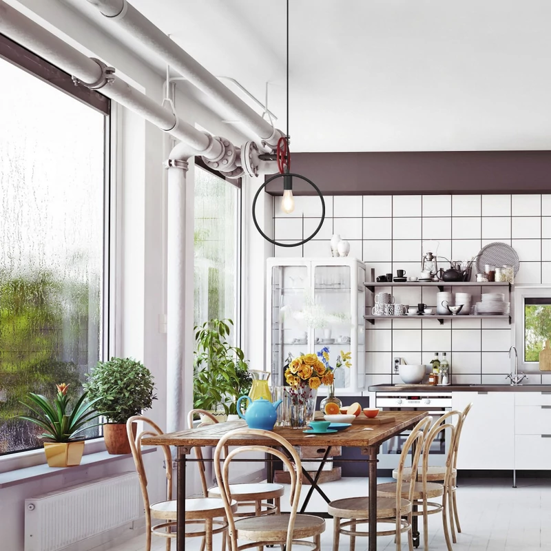 Rábalux Levi 2568 egyágú függeszték fekete fém E27 1x MAX 60 E27 IP20