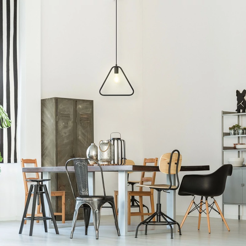 Rábalux Levi 2569 egyágú függeszték fekete fém E27 1x MAX 60 E27 IP20