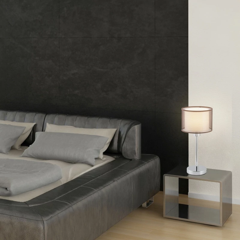 Rábalux Anastasia 2631 éjjeli asztali lámpa króm fém E27 1x MAX 60 E27 IP20